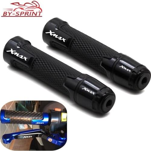 2019 7/8'' 22mm Motorcycle For Yamaha xmax 125 250 300 400 X MAX knobs Anti-Skid scooter Handle ends Grips Bar Hand Handlebar