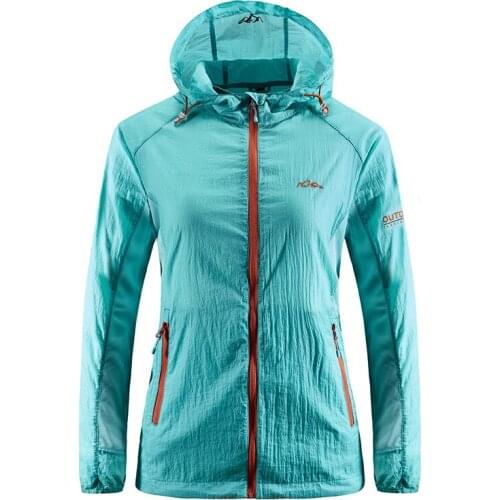 Sun Protection Clothes Womens Outdoor Camping Trekking Sports Riding Fishing Beach Breathable Hooded Anti-UV Ultra-thin Coat