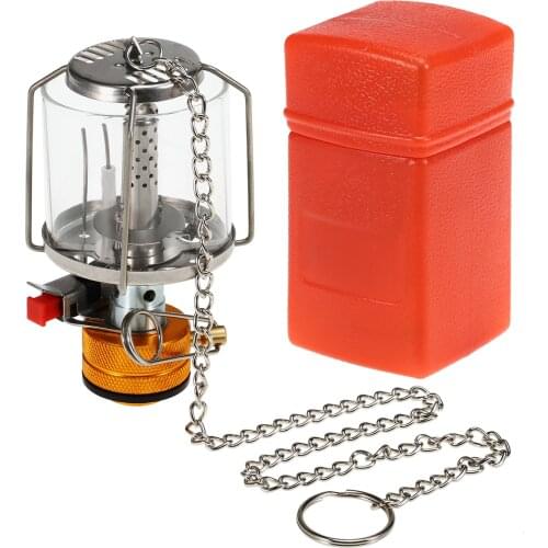 Outdoor Camping Light Portable Camping Gas Lantern Piezo Ignition Mini Gas Tent Lamp Light