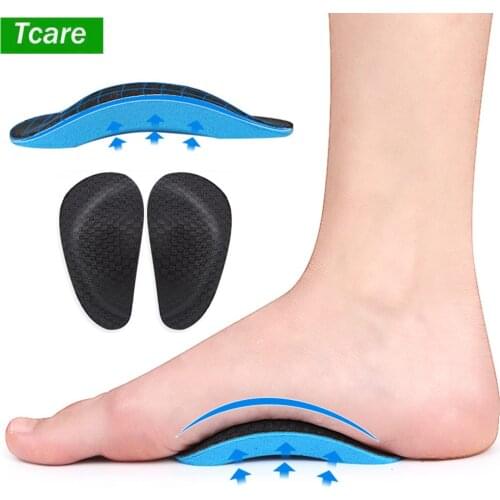 Tcare EVA Flat Feet Arch Support Orthopedic Insoles Pads for Shoes Men Women Foot Valgus Varus Sports Shoe Inserts Accessories