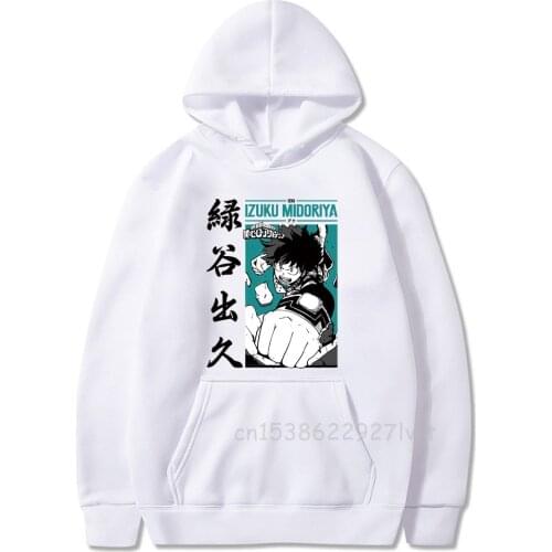 Anime My Hero Academia Hoodies Women Men Boku No Hero Academia Cartoon Hoodies Funny Deku Graphic Hoodies Sweatshirt Tops