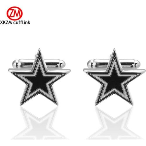 XKZM Jewelry five stars Modeling Cufflinks for Mens High Quality Brand Enamel Animal Cufflink mosaic Crystal 2017 Newest