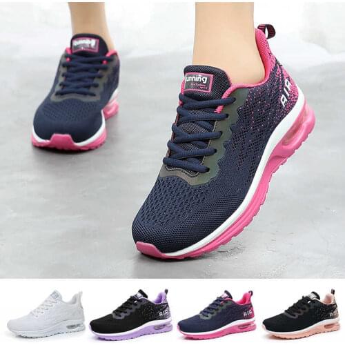 Women Shoes Air Cushion Lightweight Sport Shoes for female Breathable Running Shoes Non-slip Outdoor Walking Women Sneakers