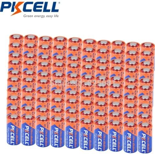 120Pcs PKCELL 4LR44 6V battery 4A76 L1325 A544 Alkaline primary Batteries For Dog-Collars Beauty pen Car remote control