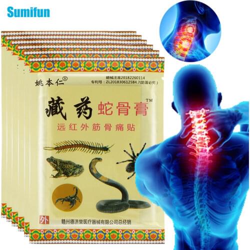 16/24/64pcs Sumifun Pain Relief Patch Neck Muscle Massage Medical Orthopedic Plasters Ointment Joints Orthopedic Plaster C489