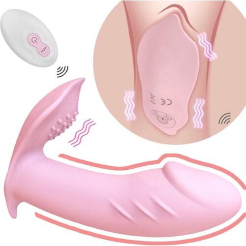 Wireless Remote Dildo Vibrator Panties for Women Clit Stimulator Adult Sex Machine Shop Female Clitoris Masturbator Erotic Toy