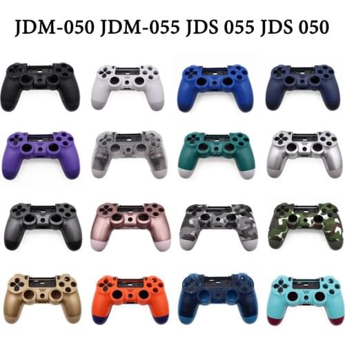 Front Back Housing Shell Case For PS4 JDM-050 JDM-055 JDS 055 JDS 050 Controller With R1 L1 Key Holder Support Inner Frame