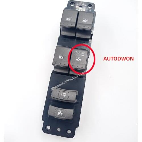 Power windows main switch for Ssangyong ACTYON KYRON 2007-2009 Door glass lifter switch button LH 8581009010