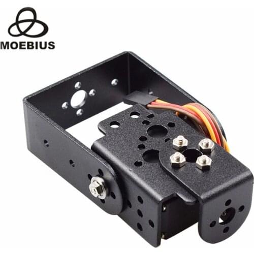 Robot Arm Small Joints, Head, Single DOF Gripper, With Long U Bracket, Mechanical Claw Arm Parts, Self-Expanding DIY Arduino