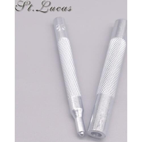 Metal Snap Fasteners Press Studs Button tools Punch Installation Leather Crafts Tool Hand Punch Tool Set handmade DIY Accessory