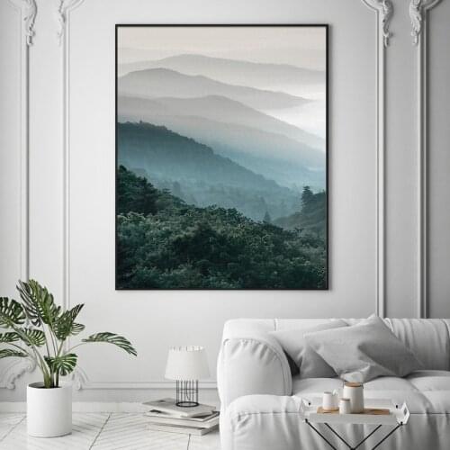 Mountain Poster Eagle Painting Wall Art Modern Decoration Art Paint Wall Pictures for Living Room Hallway Kitchen Home Decor