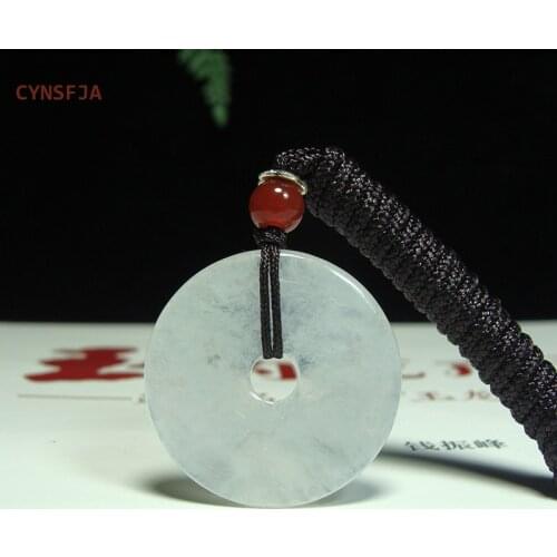 CYNSFJA Real Certified Natural Green Jade Charms Mens Amulets Guanyin Jade Pendants Hand-carved High Quality Wonderful Gifts