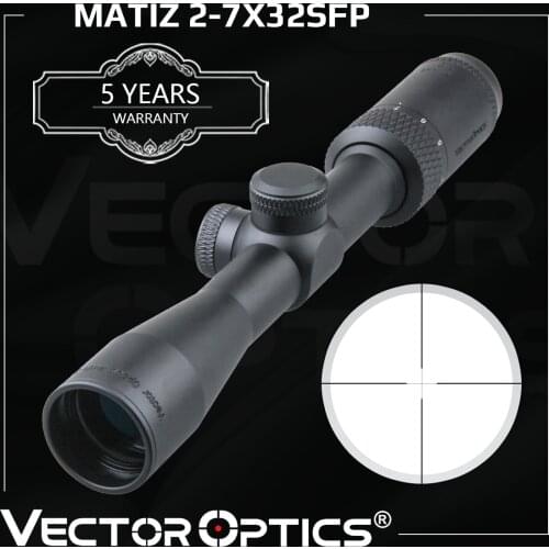 Vector Optics Matiz 2-7x32 Riflescope 1 Inch 25.4mm Hunting Optical Rifle Scope Tested on Real Firearms .223 .308win & Airgun