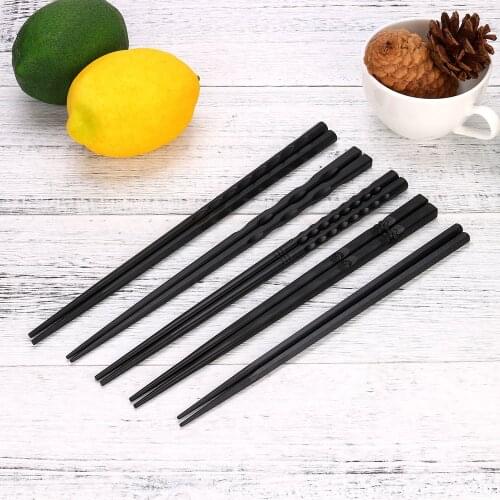 1 Pair Japanese Chopsticks Alloy Non-Slip Sushi Chop Sticks Set Chinese Gift Stainless Steel Chopsticks Food Sticks Portable