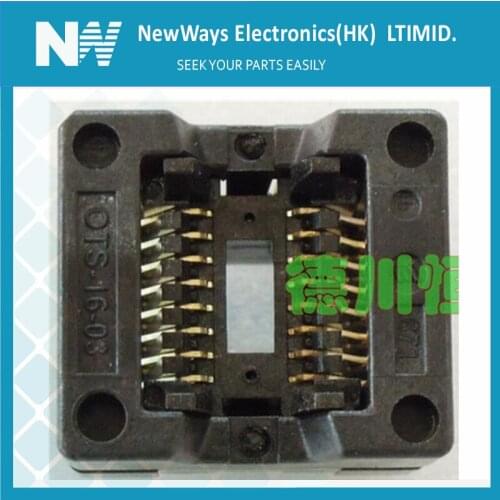 Ic Socket Gold-Plated Ic Testing Bridge Adapter Transformation Burn A Burning Turn Sop16 To Dip16