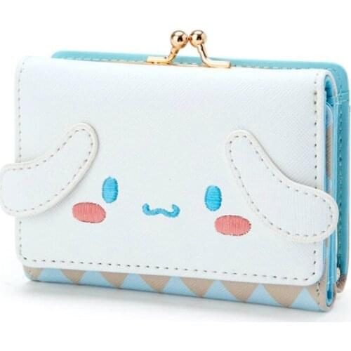 Cat Mini Folding Bag Ladies Multilayer Coin Purse Card Cute Cartoon Small Wallet Short Ladies Girls WalletPackage
