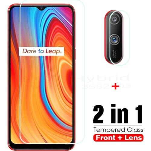 Realme c 3 glass camera protectors for oppo realme c3 realmi realmy real mi c3 3c smartphone screen film glas realmec3 6.5