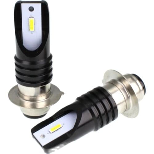 2pcs P15D H4 CSP LED Motorcycle Headlight 1000lm Super Bright White Motorbike Head Lamp Bulb 16W Moto Accessorie 12V