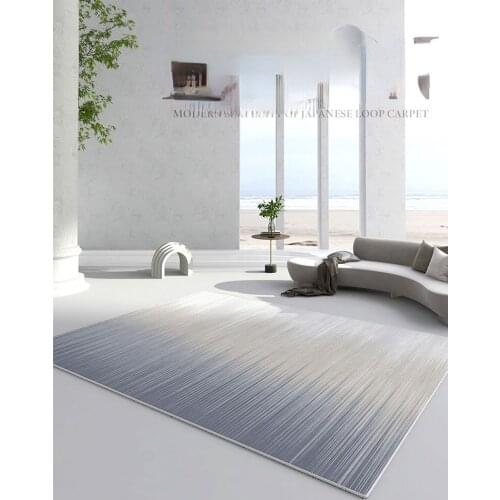 Quiet wind carpet living room Japanese coffee table carpet abstract art modern simple floor mat bedroom home