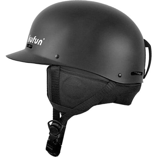 Safety Ski Helmet Ventilation Snowboard Helmet Sturdy and Practical Simple Push Buckle Removable Velvet Lining Streamline Design