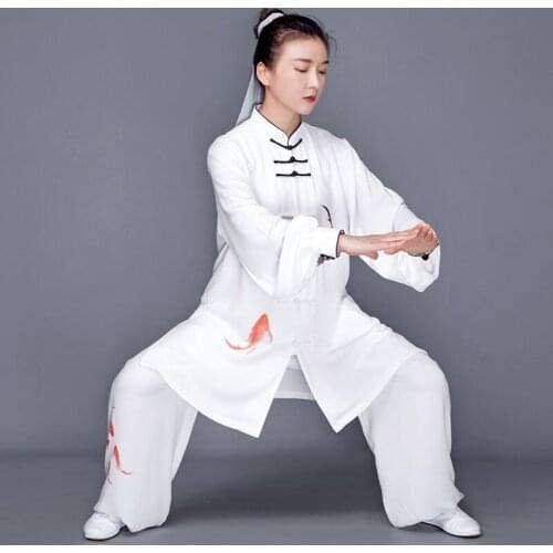 Martial Art Uniform Kung Fu Suit Tai Chi Clothing Chinese Traditional Taiji Outdoor Walking Morning Sprots Tai Chi Uniform 11013