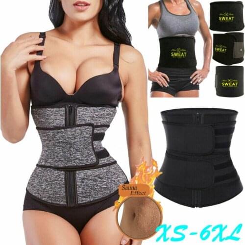 Women Waist Trainer Neoprene Belt Hot Sauna Sweat Body Shaper Sport Tummy Control Slim Adjustable Strap