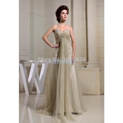 Robe de soiree free shipping 2015 vestido de festa longo cystal maxi dress new design custom party evening elegant Dress formal