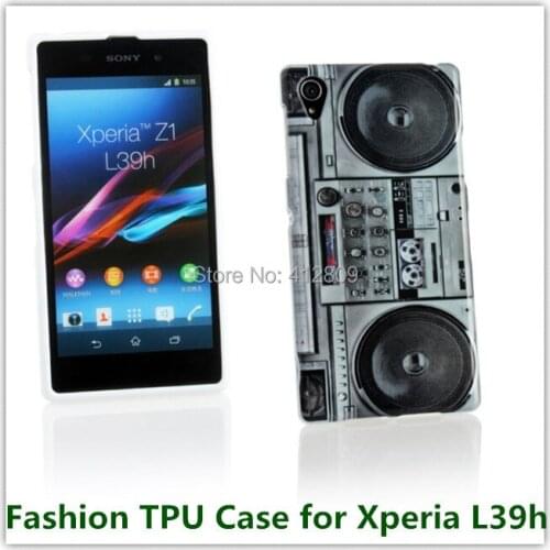 1PCS Retro Camera Radio Printed IMD Soft TPU Back Pouch Cover Case for Sony Xperia Z1 L39h Honami C6906 C6943 Drop Shipping