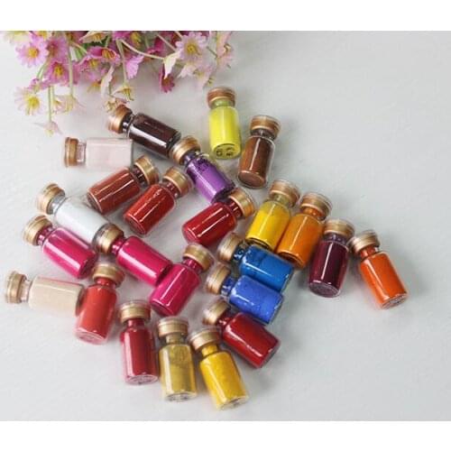 28 colors The Standard Color Card Purity Chemical materials inorganic toner for eye nail polish face lipstick
