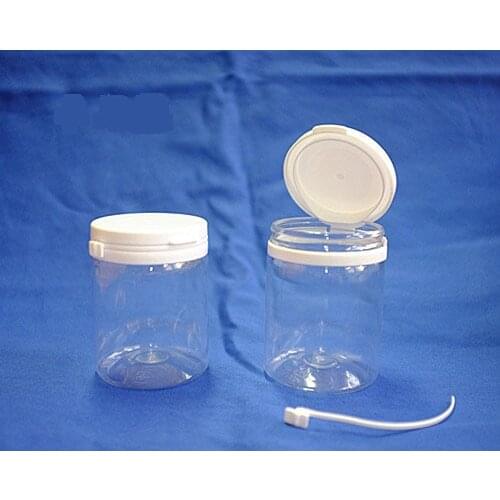 300pcs/lot Empty 200ml Plastic PET bottle with Tear Cap for Tablets Pills Capsule Food Packaging