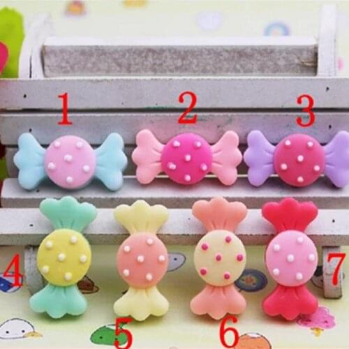 48pcs 7 color optional 32*15mm candy Resin Flatback Cabochon Scrapbook Embellishment DIY Phone Decoration Crafts 004004103
