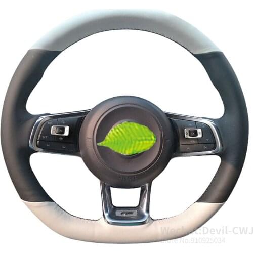 Steering wheel cover For Volkswagen Sciricco Tiguan L Golf 8 tharu 7 Teramont X Tayron rline steering wheel cover car interior