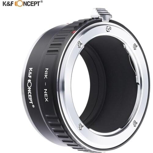 K&F Concept High-precision Lens Adapter AI-NEX For Nikon AI Lens To Sony NEX NEX-5 7 3 F5 5R C3 E Mount Camera