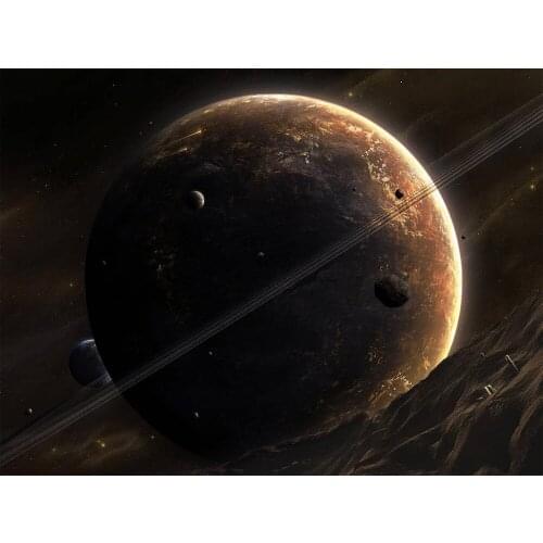 5D Diamond Painting Kit Fantasy starry sci-fi space Diamond Embroidery Cross Stitch DIY Rhinestone Mosaic