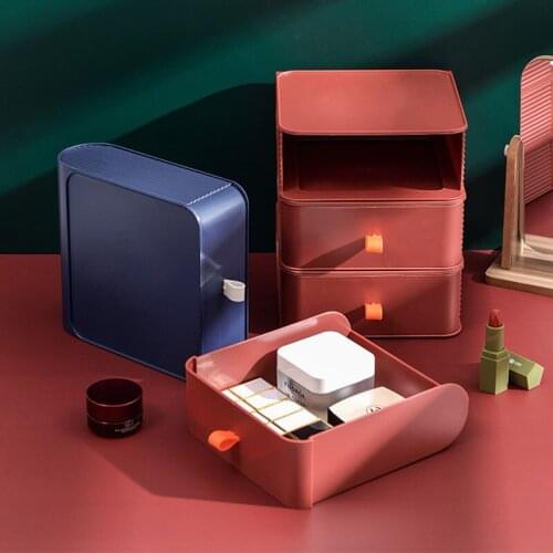 Desktop Drawer Containers Desk Organizer Makeup Storage Box Jewelry Boxes Organization Home Accessories Multi-Level Office Tools