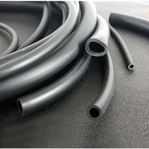 1/2/3/5/10M 2-25mm Inside Dia Nitrile Rubber Smooth Fuel Tube Petrol Diesel Oil Line Hose Pipe Black NBR Tubing