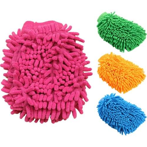 Durable Super Mitt Microfiber Car Window Washing Cleaning Cloth Duster Towel Gloves Home Cleaner Accessories Tool