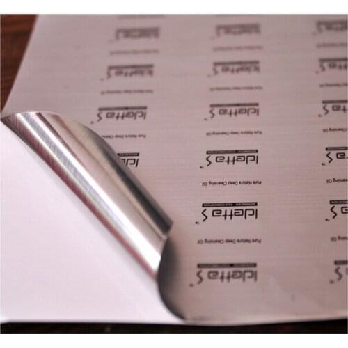 Waterproof self adhesive plastic bottle multicolour label