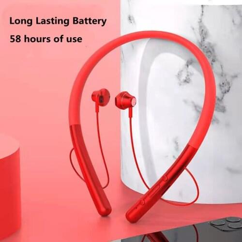 Lieve Headset Bluetooth5.0 Wireless Headset Magnetic Neck-mounted Headset IPX4 Waterproof Sports Earplugs With Long Battery Life