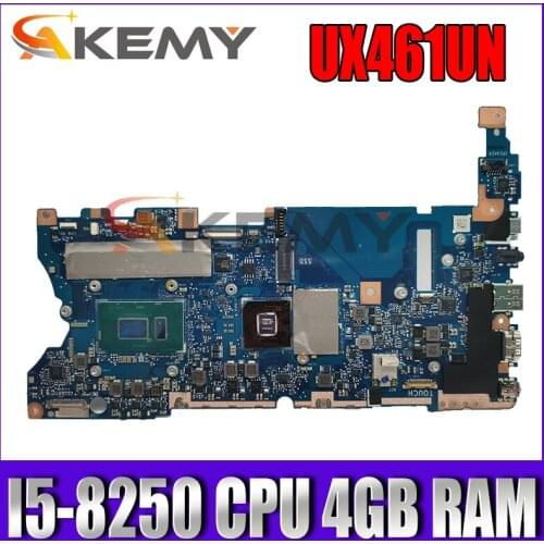 UX461UN Motherboard I5-8250 CPU 4GB RAM N17S-LG-A1 Mainboard REV2.1 For ASUS UX461UN UX461 UX461U Motherboard Test ok