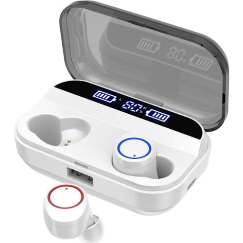 High Quality TWS Bluetooth Earbuds True Wireless Earphones TWS Headphones Smart Headset With Power Bank