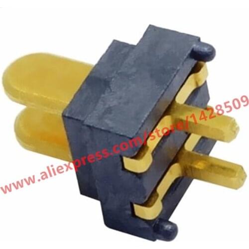 10pcs Gold Plated Sockets 2-pin Mini Battery Connector 2.0mm Pitch Laptop Power Battery Male Plug Adaptor