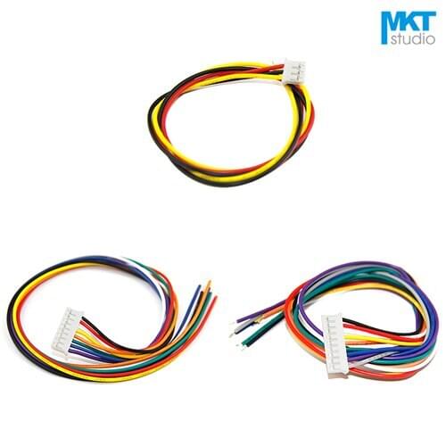 100Pcs 20cm Single PH2.0 Header AWG26 Colorful Wire Cable 2P 3P 4P