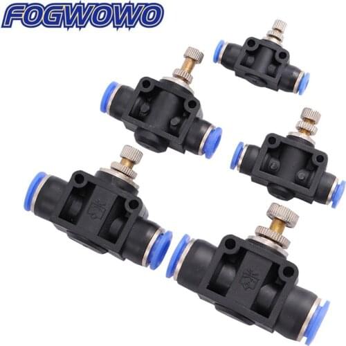 2 Pcs 4/6/8/10/12mm Diameter Adjustable Water Flow Speed Control Tee Valve Garden Irrigation Water Pipe Switch Throttle Valve