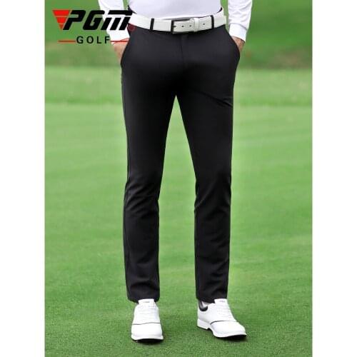 PGM New Arrival Men Summer Golf Pants High Stretch Breathable Slim Golf Sports Trousers Quick-Drying Sportswear Size 30-38