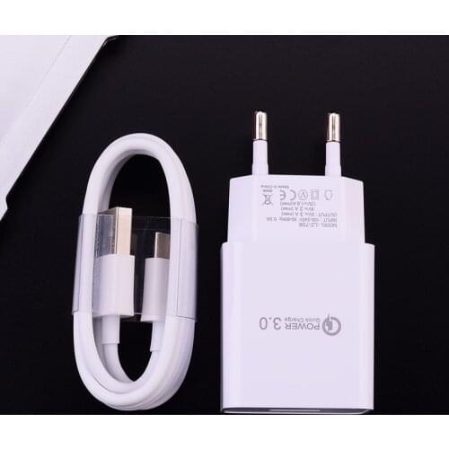 OPPO Reno3 A9 Vivo Z5x Z3 iQOO 3 Phone Charger Fast USB Adapter Type C Micro Charge Cable For Samsung A01 A51 C9 Pro Note 20 10