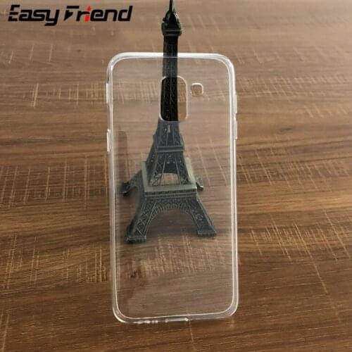 For Samsung Galaxy J6 2018 European Mobile Phone Cover Smooth and Transparent Water-proof TPU Material Shell High-permeability