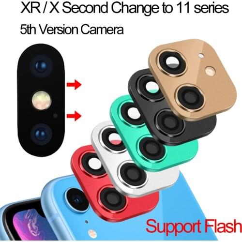 Fake Camera Lens Cover Case Sticker Second Change to iPhone 11 Pro Max for iPhone XR X