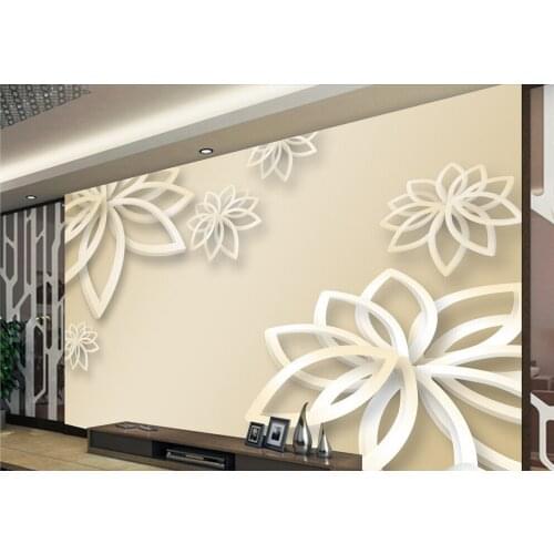 Flower 3d modern simple custom wallpaper mural papel de parede,living room sofa tv wall bedroom kitchen wall papers home decor