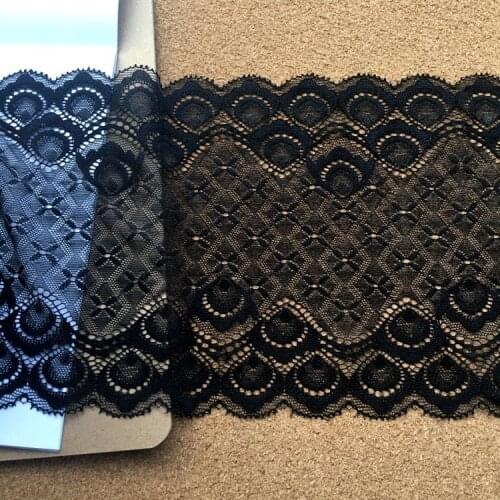 Peacock flower bilateral soft skin-friendly stretch lace fabric clothing underwear pants tube top decorative materials